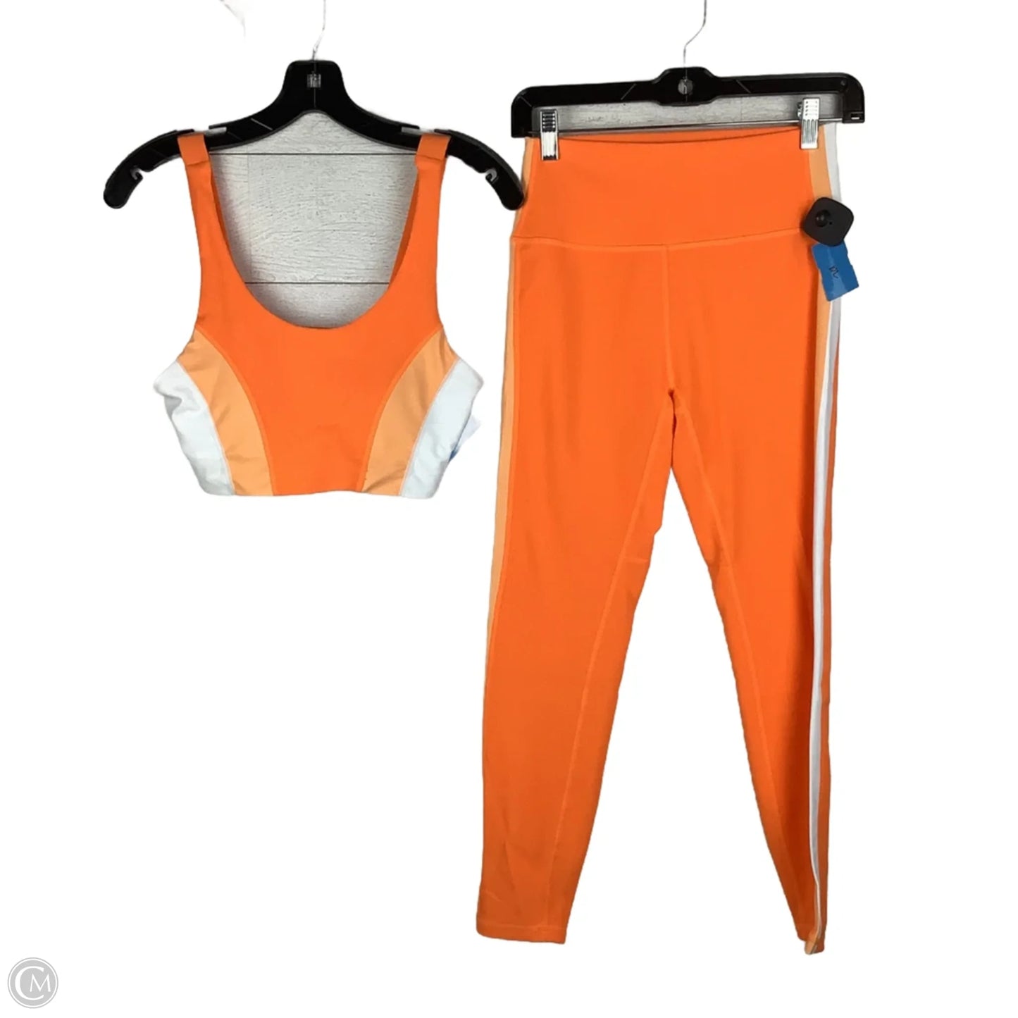 Athletic Pants 2pc By Wilo In Orange, Size: M