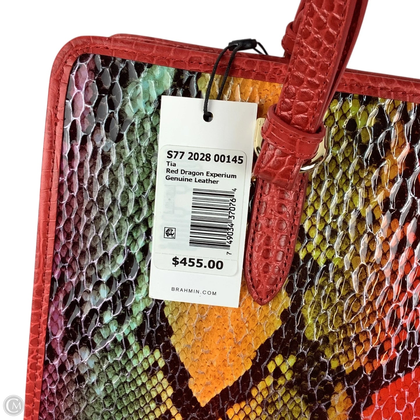 Handbag Designer By Brahmin, Size: Large