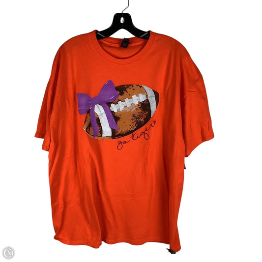 Top Short Sleeve Basic By Gildan In Orange, Size: 2x