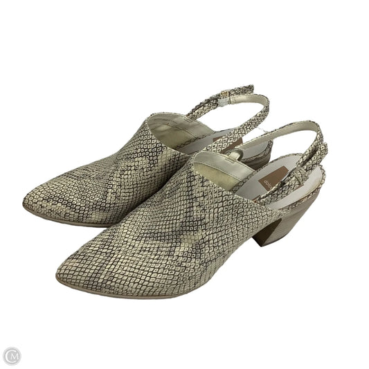 Shoes Heels Block By Dolce Vita In Snakeskin Print, Size: 7.5