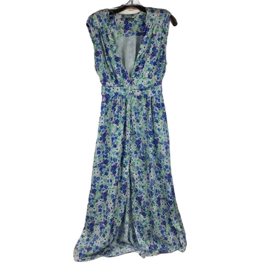 Dress Casual Maxi By Zara In Floral Print, Size: L