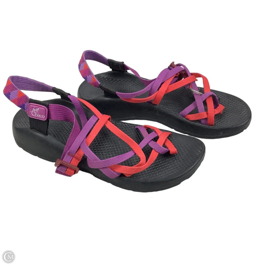 Sandals Sport By Chacos In Purple & Red, Size: 9