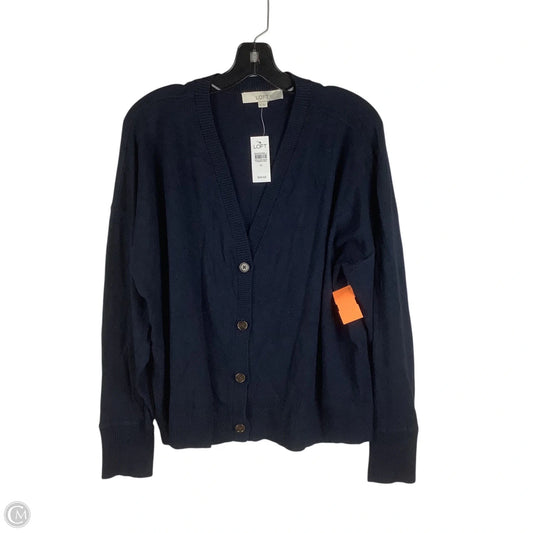 Cardigan By Loft In Navy, Size: Xl