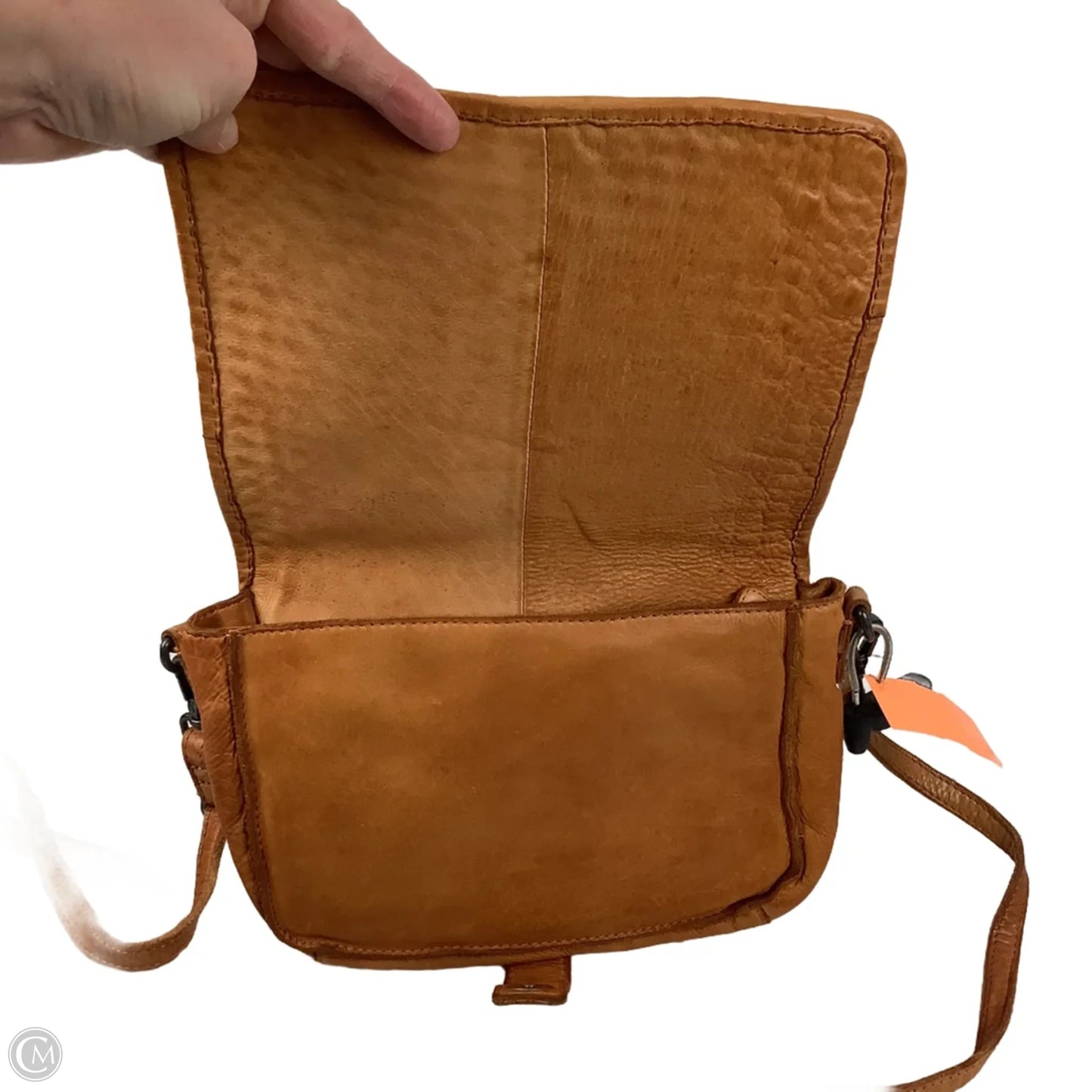 Crossbody Leather By Clothes Mentor, Size: Medium