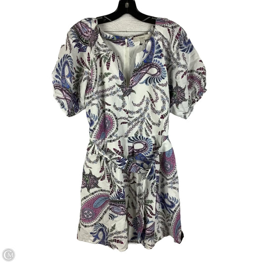 Dress Party Short By Loft In Paisley Print, Size: 8p