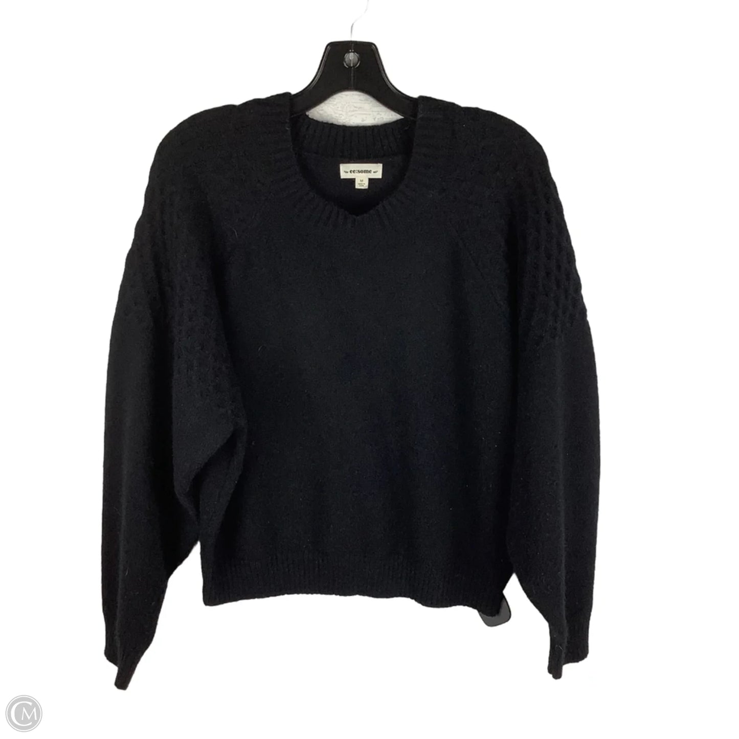 Sweater By Ee Some In Black, Size: M