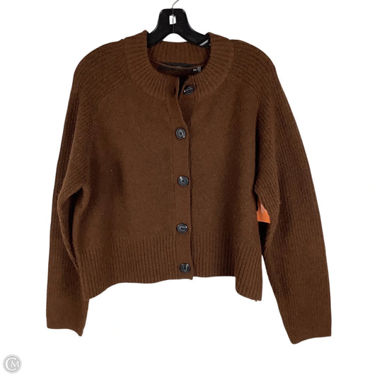 Sweater Cardigan By Vero Moda In Brown, Size: L