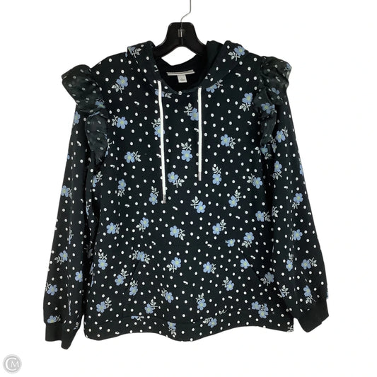 Sweatshirt Hoodie By Target-designer In Black, Size: L