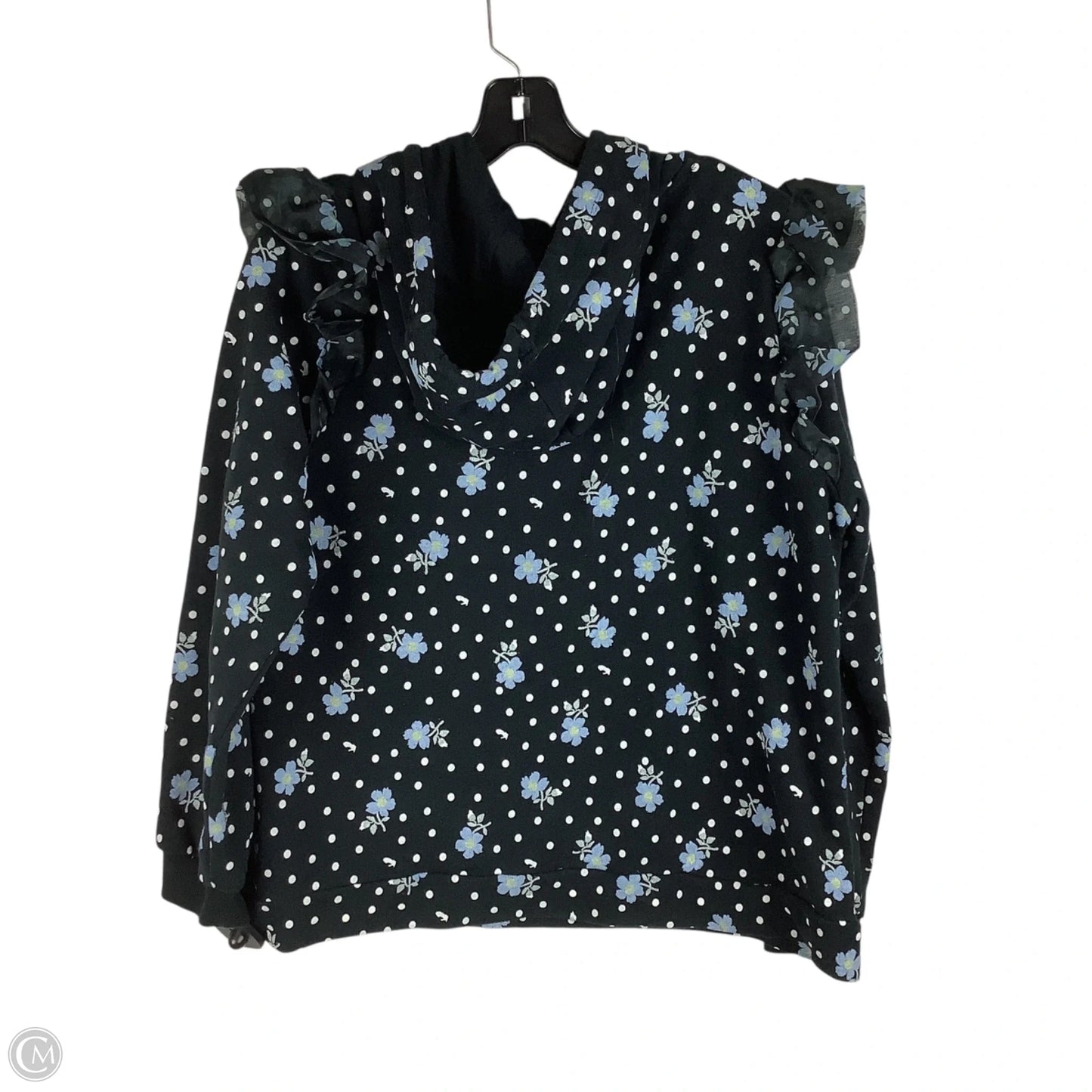 Sweatshirt Hoodie By Target-designer In Black, Size: L