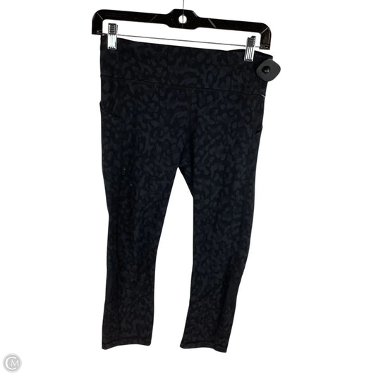 Athletic Capris By Lululemon In Animal Print, Size: 6