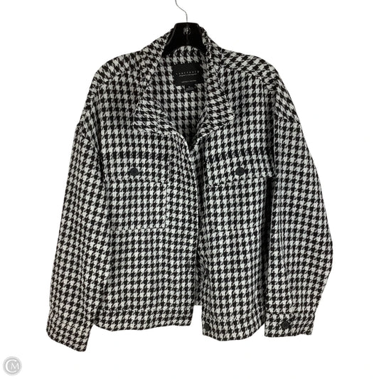 Jacket Shirt By Sanctuary In Black & White, Size: Xl