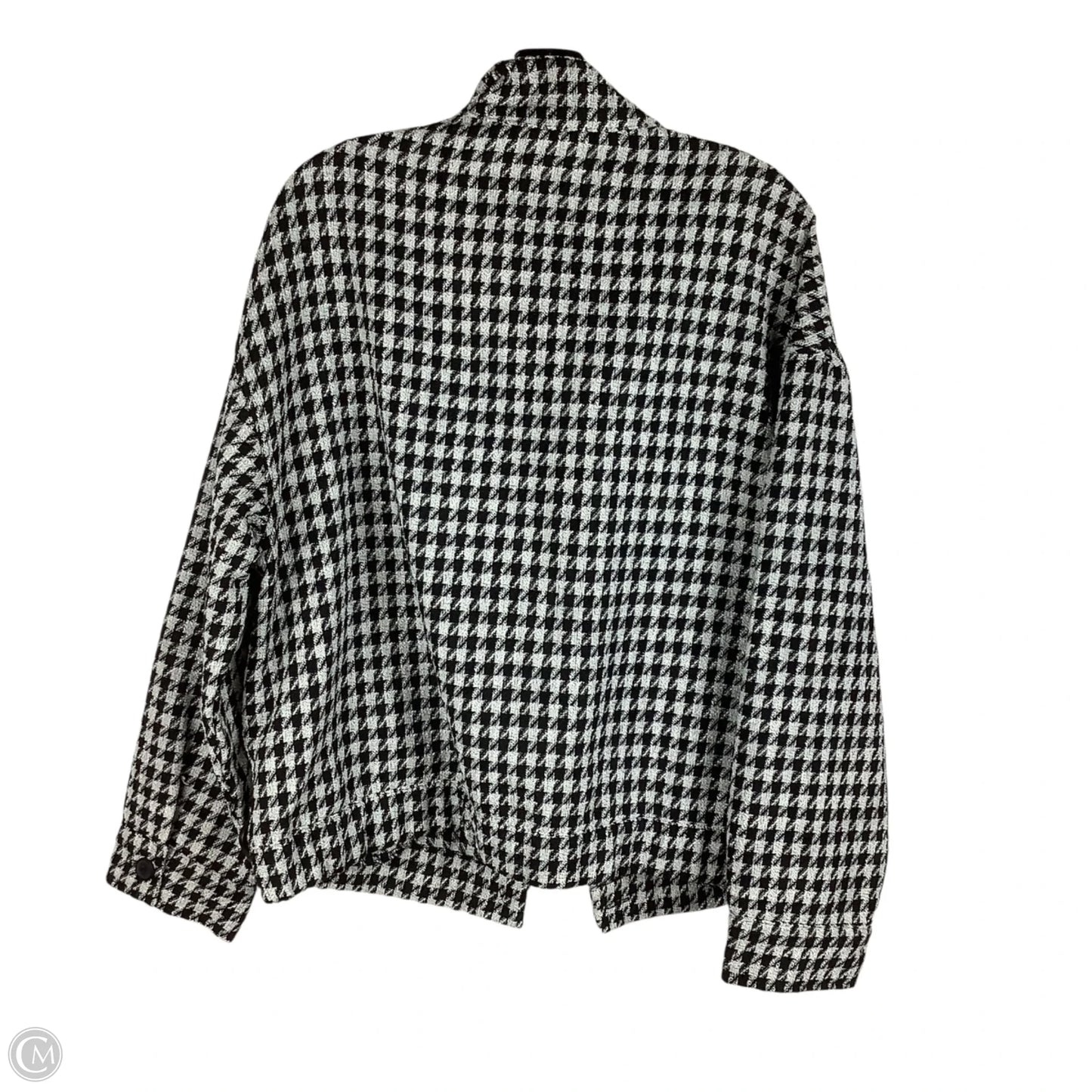 Jacket Shirt By Sanctuary In Black & White, Size: Xl