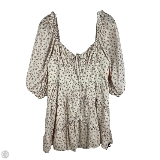 Dress Casual Short By Storia In Floral Print, Size: L