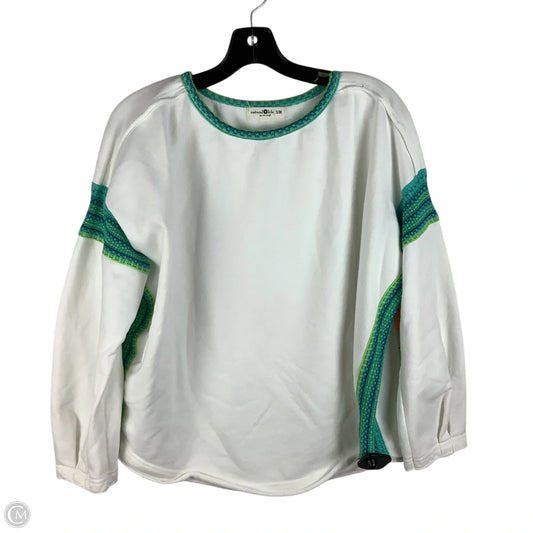 Top Long Sleeve By Natural Life In White, Size: S/M