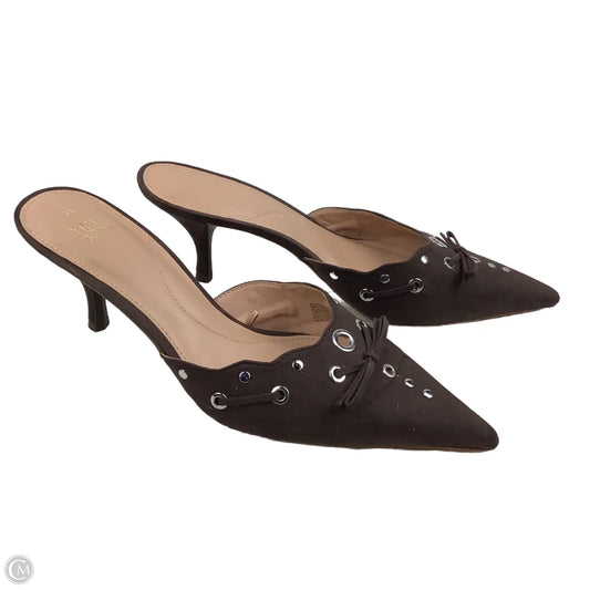 Shoes Heels Kitten By Time And Tru In Brown, Size: 11