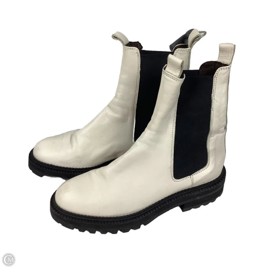 Boots Ankle Flats By Cmc In Cream, Size: 37