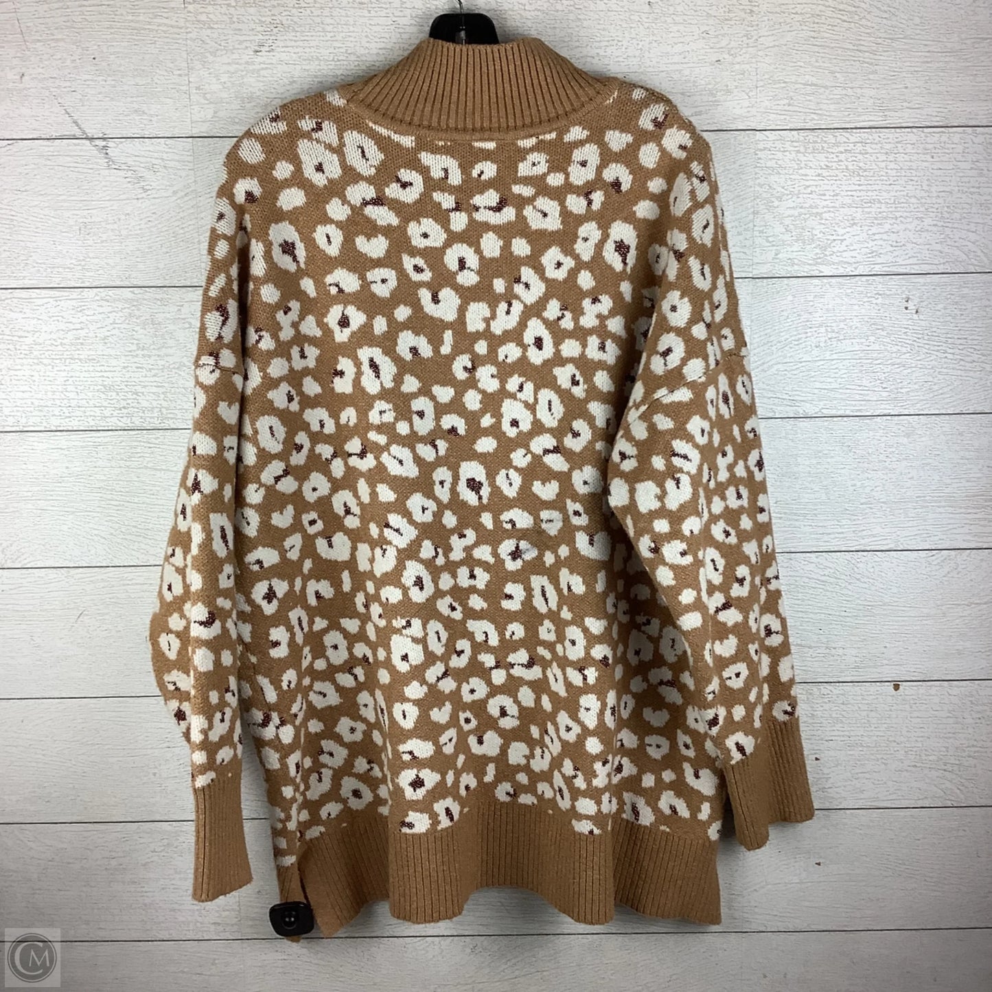 Sweater By Loft In Animal Print, Size: Xxl