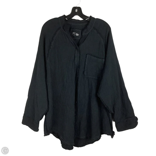 Top Long Sleeve By Aerie In Black, Size: Xl
