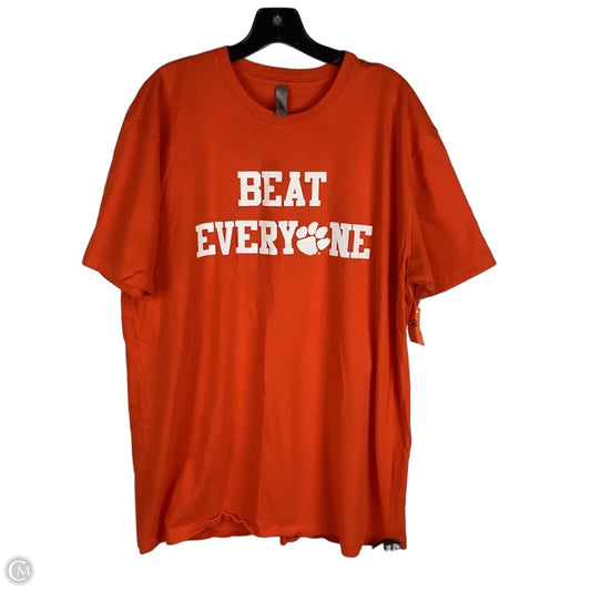 Top Short Sleeve Basic By Next Level In Orange, Size: Xl