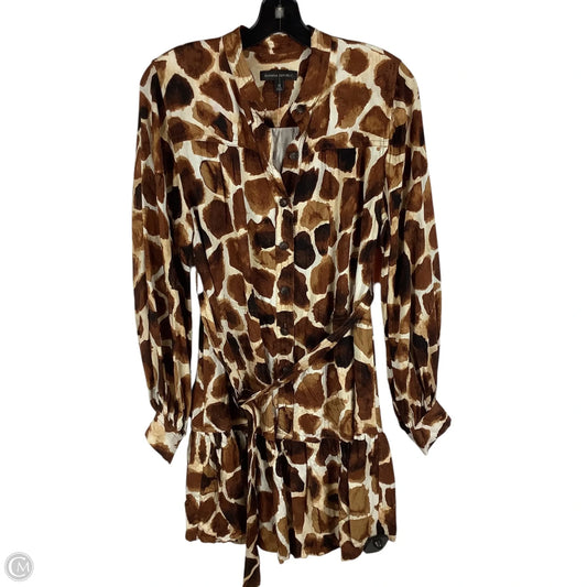 Dress Casual Short By Banana Republic In Brown, Size: Xs