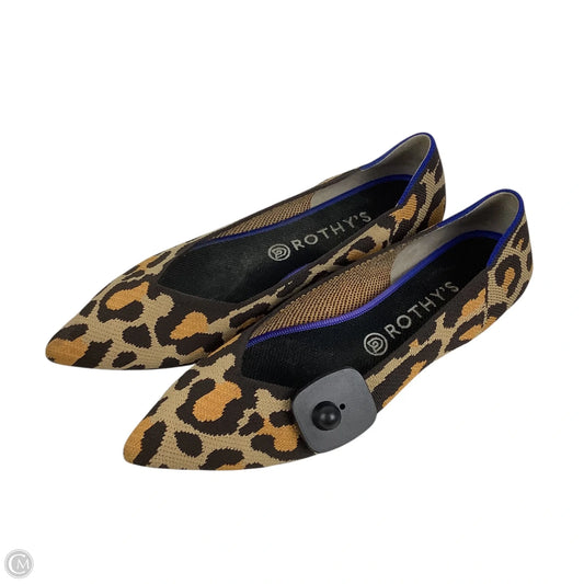 Shoes Flats By Rothys In Animal Print, Size: 11.5