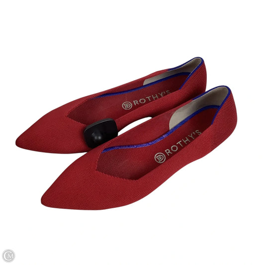 Shoes Flats By Rothys In Red, Size: 11.5