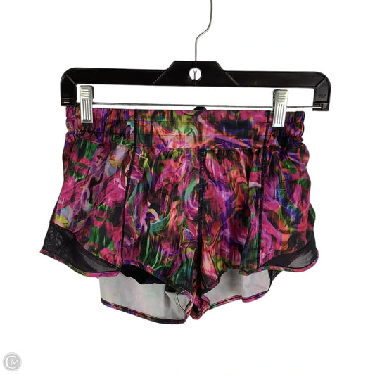 Athletic Shorts By Lululemon In Multi-colored, Size: 6