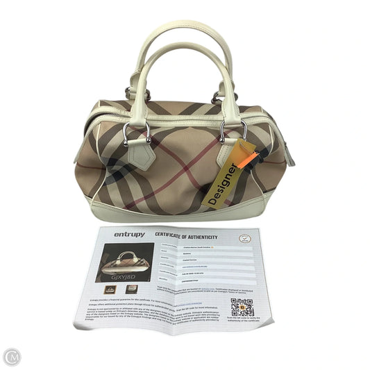 Handbag Luxury Designer By Burberry AS IS, Size: Medium