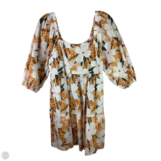 Dress Casual Short By Jodifl In Floral Print, Size: S