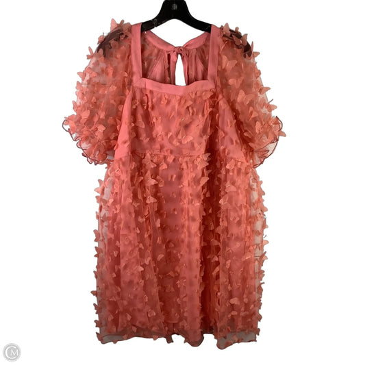 Dress Party Short By Chicsoul In Coral, Size: Xl