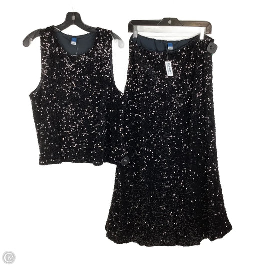 Skirt Set 2pc By Old Navy In Black, Size: L
