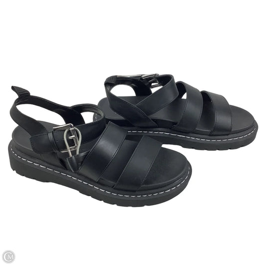 Sandals Heels Platform By Wild Fable In Black, Size: 8.5