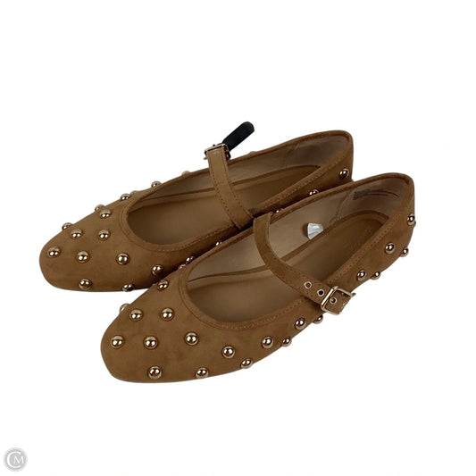Shoes Flats By Universal Thread In Brown, Size: 9