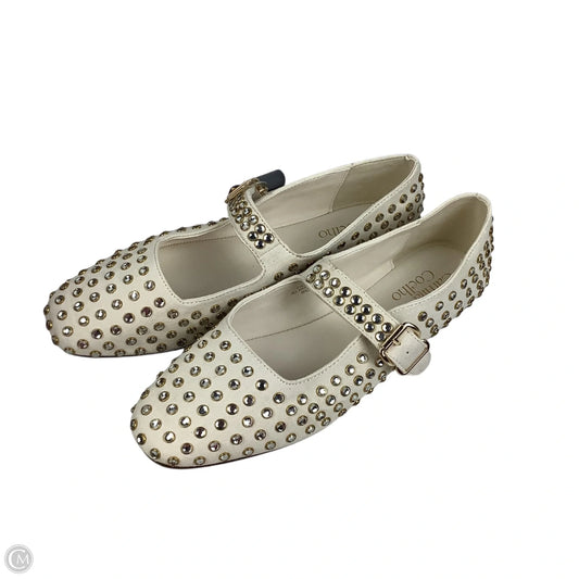 Shoes Flats By Clothes Mentor In White, Size: 9