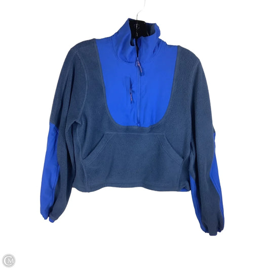 Athletic Sweatshirt Collar By Lululemon In Blue, Size: 2