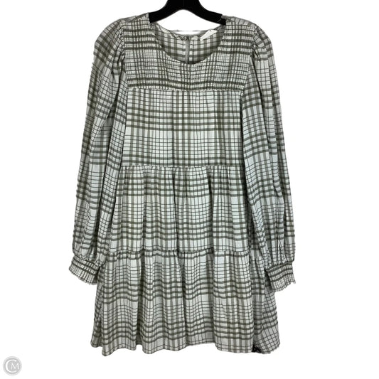 Dress Casual Short By By The River In Plaid Pattern, Size: M