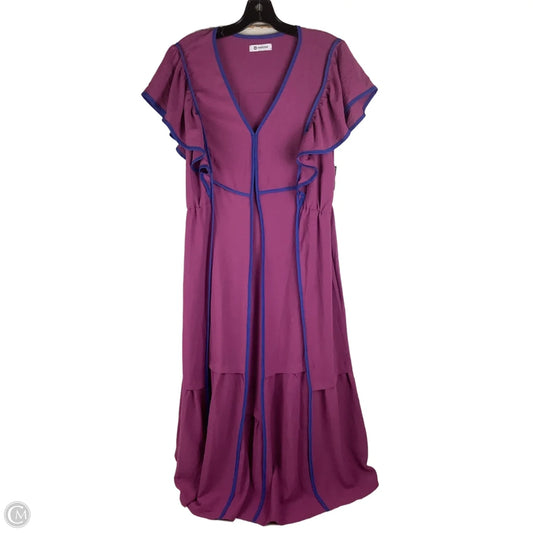 Dress Casual Maxi By Clothes Mentor In Purple, Size: Xl