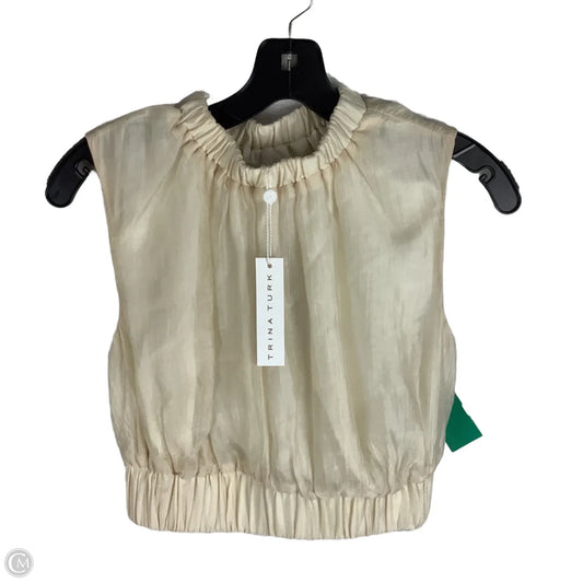 Top Sleeveless By Trina Turk In Cream, Size: Xs