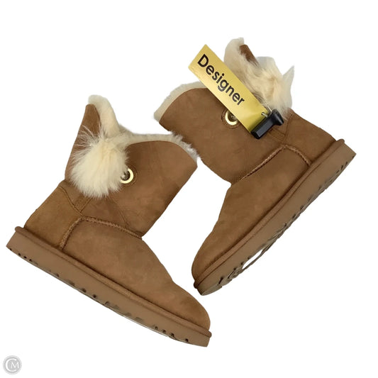 Boots Designer By Ugg In Brown, Size: 7