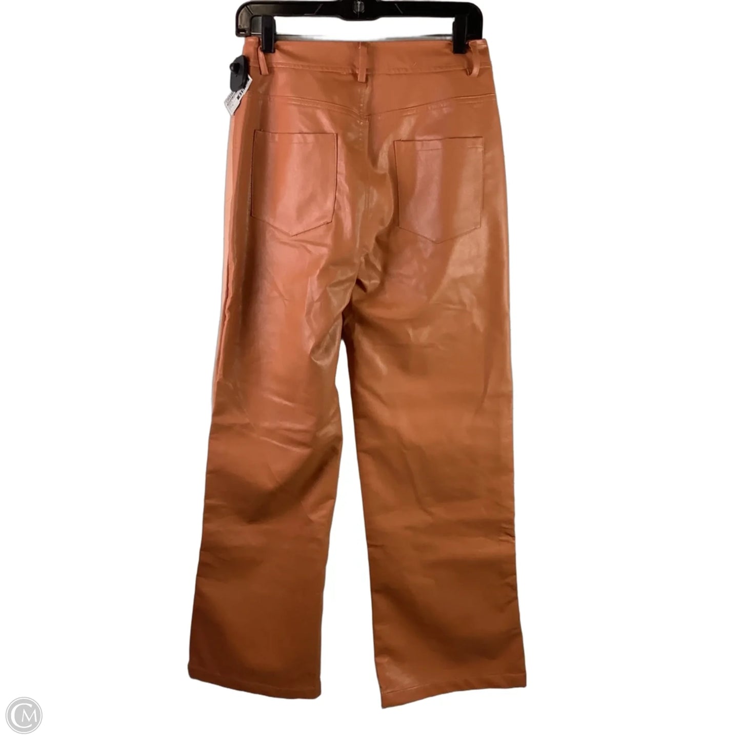 Pants Wide Leg By Bailey Rose In Orange, Size: M