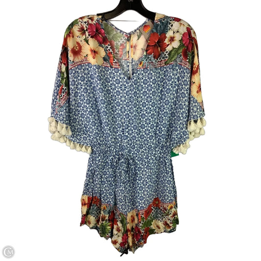 Romper By Farm Rio In Blue, Size: S