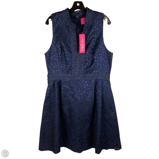 Dress Designer By Lilly Pulitzer In Navy, Size: 16