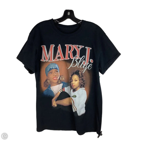 Top Short Sleeve Basic By Clothes Mentor In Black, Size: M
