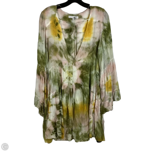 Dress Casual Short By Young Fabulous & Broke In Tie Dye Print, Size: M