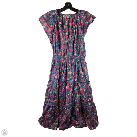 Dress Casual Midi By Rails In Floral Print, Size: M