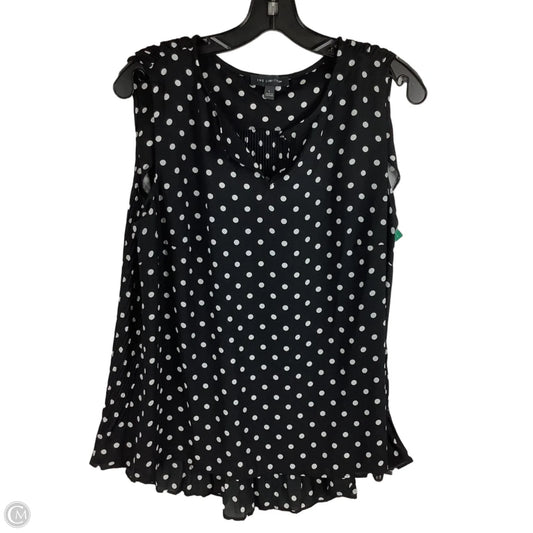 Top Sleeveless By Limited In Polkadot Pattern, Size: L