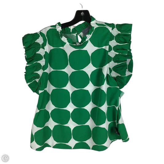 Top Short Sleeve By Clothes Mentor In Green, Size: M