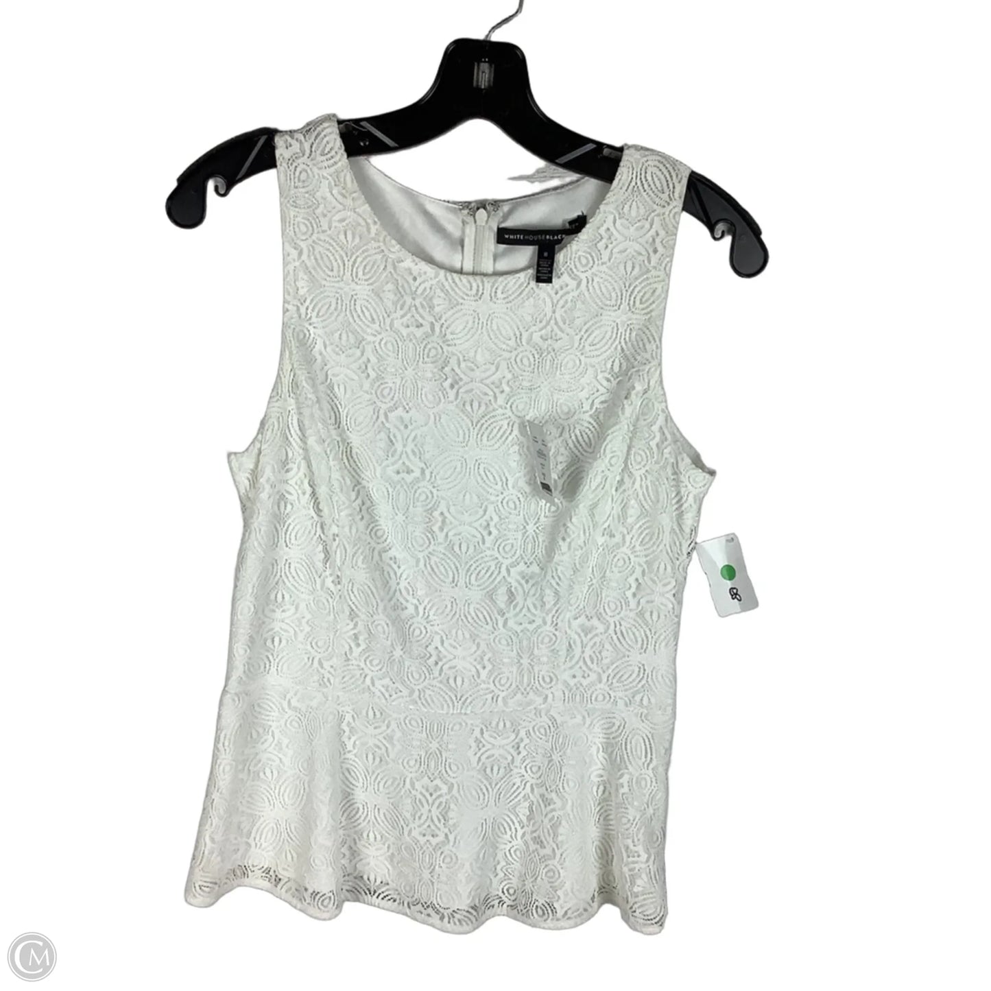 Top Sleeveless By White House Black Market In White, Size: 8