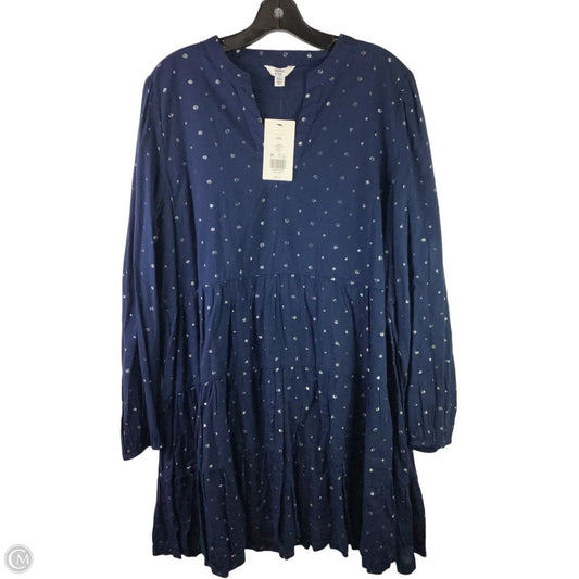 Dress Casual Short By Crown And Ivy In Navy, Size: Xxl