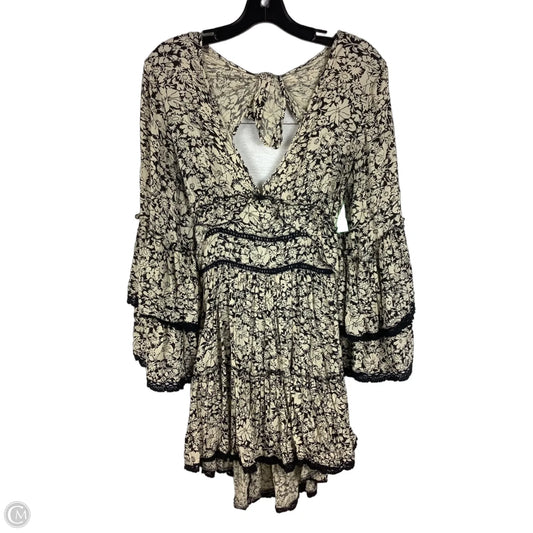 Dress Casual Short By Free People In Black & Cream, Size: S